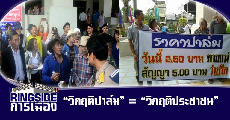 “วิกฤติปาล์ม” =  “วิกฤติประชาชน”