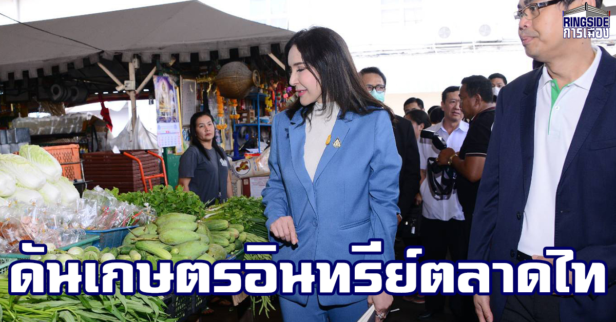 “มนัญญา” จับมือ อย. ลุย ตรวจเยี่ยมตลาดไท พร้อมผลักดันพื้นที่จัดจำหน่ายสินค้าเกษตรอินทรีย์